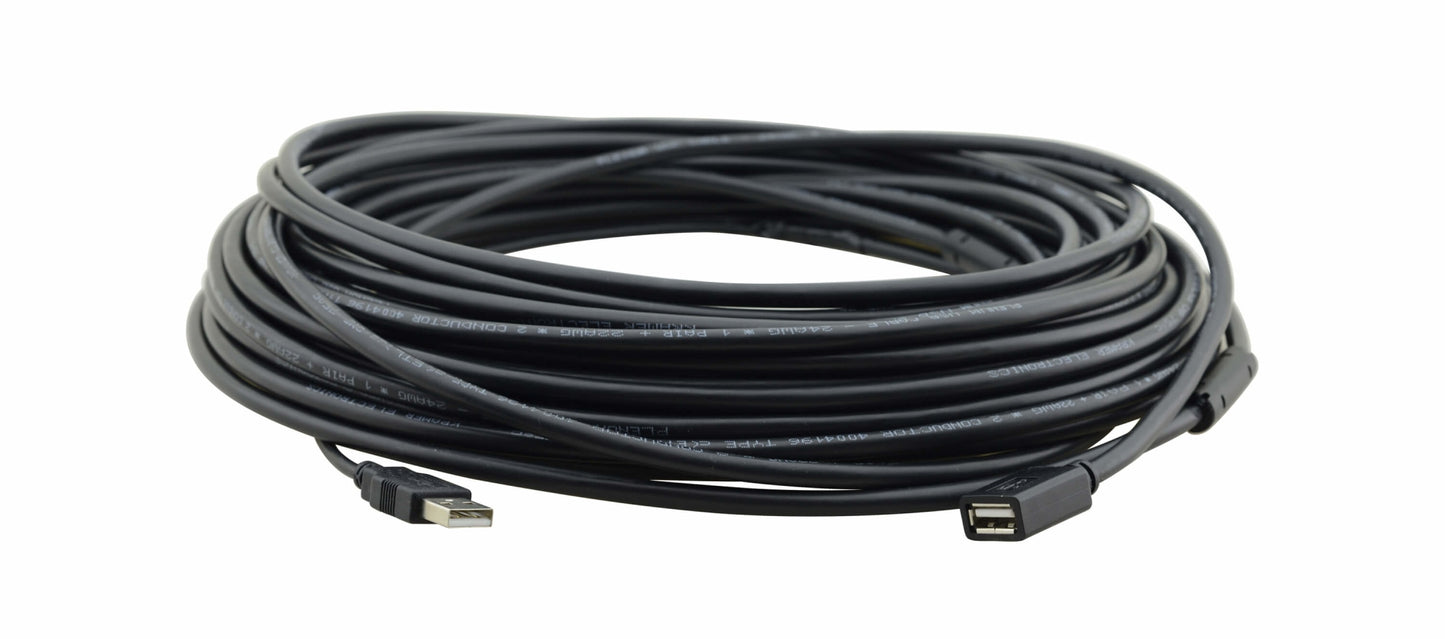 Kramer Electronics - CA-UAM/UAF-15 cable USB USB 2.0 4 6 m USB A Negro