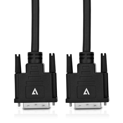 V7 Cable negro de vídeo con conector DVI-D macho a DVI-D macho 5m 16.4ft