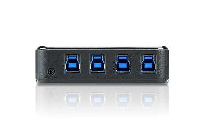 ATEN - Switch de periféricos USB 3.2 Gen1 de 4 x 4 puertos