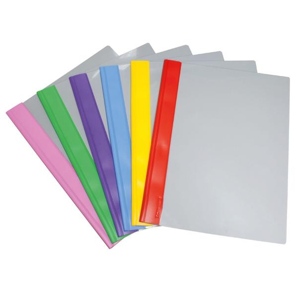 Grafoplas - GRAFOPLAS DOSSIER HERRAJE FÁSTENER PVC COLORS FOLIO VIOLETA -12U-