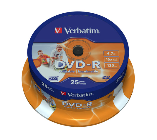 Verbatim - 43538 DVD en blanco 4 7 GB DVD-R 25 pieza(s)