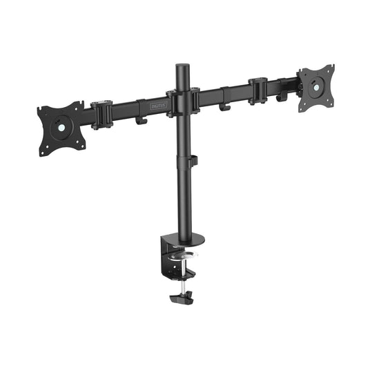 Digitus - Soporte dual universal de monitor con sujeción por agarre