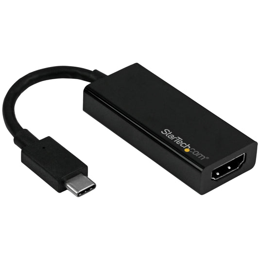 StarTech.com - Adaptador Gráfico USB-C a HDMI 4K60Hz - Conversor de Vídeo USB Tipo C a HDMI - Compatible Thunderbolt 3 - Dongle