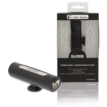 Sweex - SW2500PB001BL batería externa Ión de litio 2500 mAh Negro