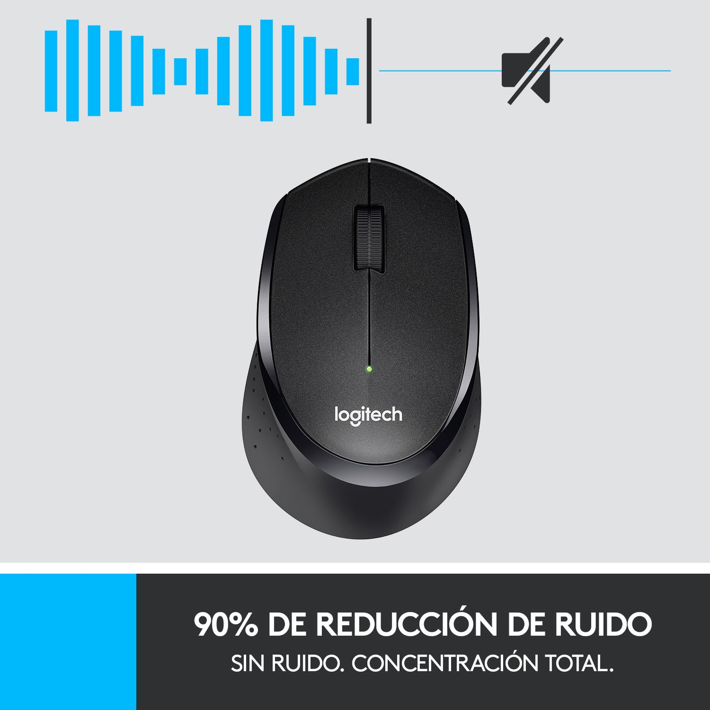 Logitech - M330 Silent Plus ratón Oficina mano derecha RF inalámbrico Mecánico 1000 DPI