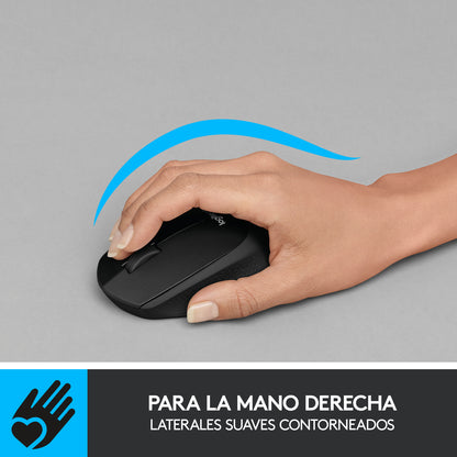 Logitech - M330 Silent Plus ratón Oficina mano derecha RF inalámbrico Mecánico 1000 DPI