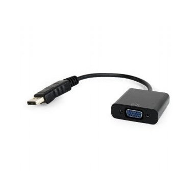 Gembird - A-DPM-VGAF-02 adaptador de cable de vídeo 0 15 m VGA (D-Sub) DisplayPort Negro