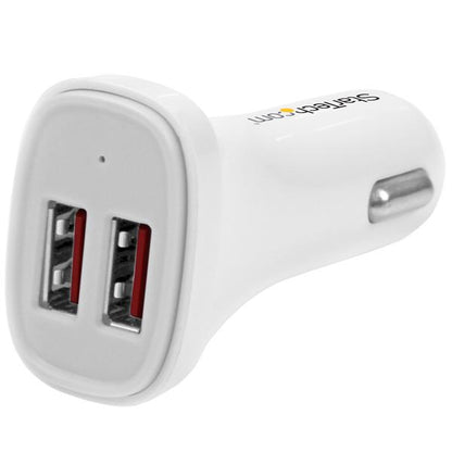 StarTech.com - USB2PCARWHS cargador de dispositivo móvil Universal Blanco Encendedor de cigarrillos Auto