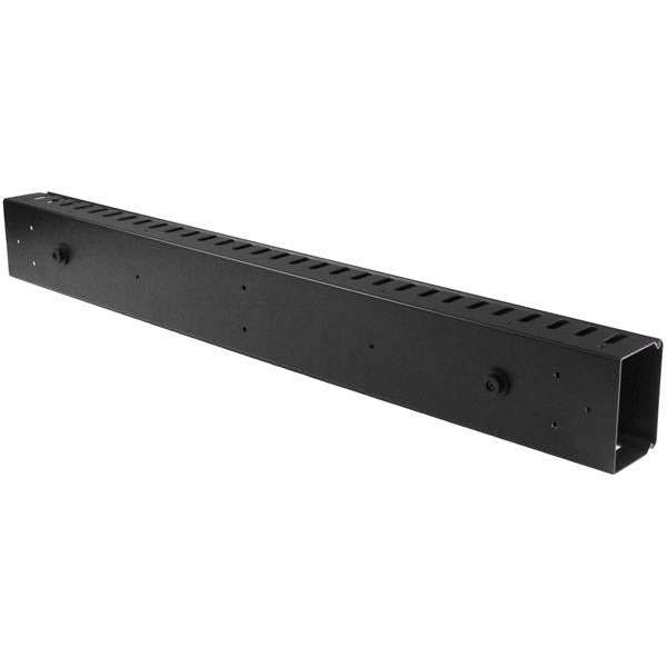 StarTech.com - Gestor Organizador Vertical de Cableado con Lengüetas - 0U - 91cm