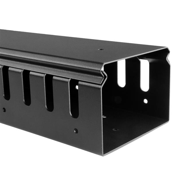 StarTech.com - Gestor Organizador Vertical de Cableado con Lengüetas - 0U - 91cm