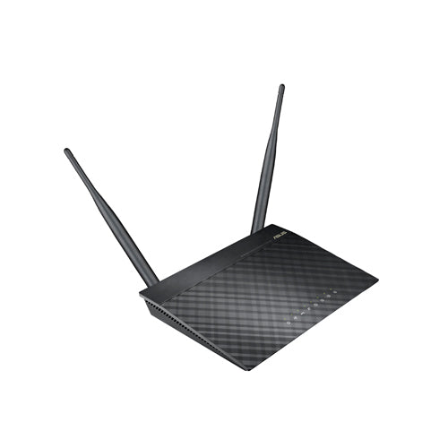 ASUS - RT-N12E C1 N300 router inalámbrico Ethernet rápido Banda única (2 4 GHz) Negro  Metálico