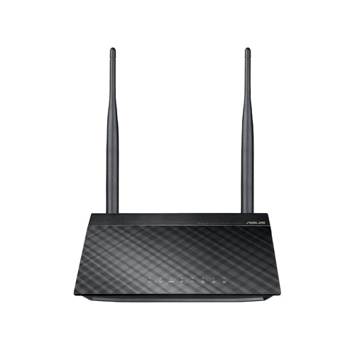 ASUS - RT-N12E C1 N300 router inalámbrico Ethernet rápido Banda única (2 4 GHz) Negro  Metálico