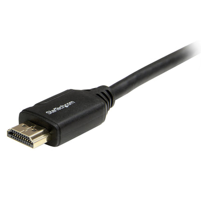 StarTech.com - Cable de 2m HDMI 2.0 Certificado Premium con Ethernet - HDMI de Alta Velocidad Ultra HD de 4K a 60Hz HDR10 - para Monitores o TV UHD