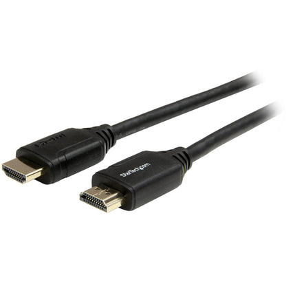 StarTech.com - Cable de 1m HDMI 2.0 Certificado Premium con Ethernet - HDMI de Alta Velocidad Ultra HD de 4K a 60Hz HDR10 - para Monitores o TV UHD