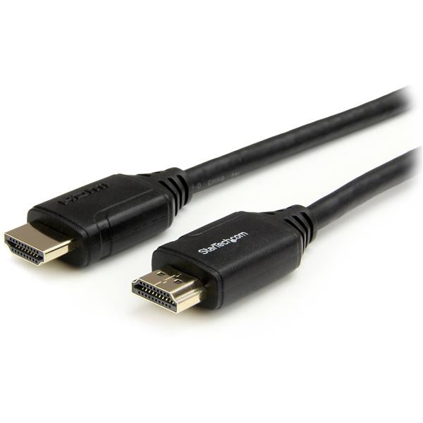 StarTech.com - Cable de 3m HDMI 2.0 Certificado Premium con Ethernet - HDMI de Alta Velocidad Ultra HD de 4K a 60Hz HDR10 - para Monitores o TV UHD