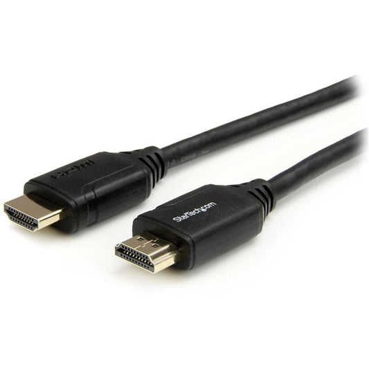 StarTech.com - Cable de 3m HDMI 2.0 Certificado Premium con Ethernet - HDMI de Alta Velocidad Ultra HD de 4K a 60Hz HDR10 - para Monitores o TV UHD