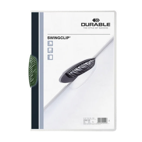 Durable - Pack 1 Unid. Swingclip archivador Polipropileno (PP) Verde 226005