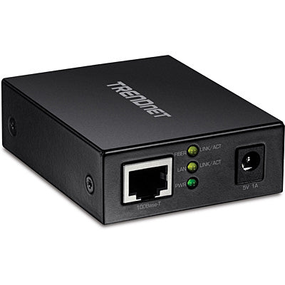 Trendnet - TFC-FSFP convertidor de medio 100 Mbit/s Multimodo  Monomodo Negro