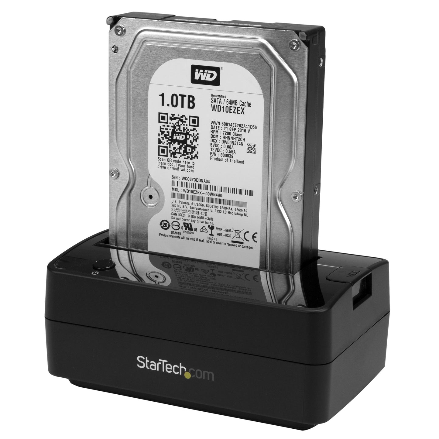 StarTech.com - Docking Station USB 3.1 (10Gbps) / eSATA a SATA III de 1 Bahía para Discos Duros y SSDs de 2 5/3 5" - con Bahía de Carga Superior