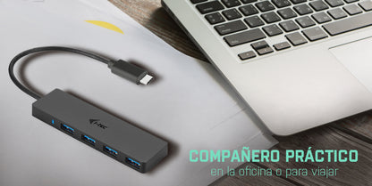 i-tec - Advance USB-C Slim Passive HUB 4 Port