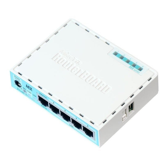 Mikrotik - RB750GR3 router Gigabit Ethernet Turquesa  Blanco