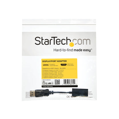 StarTech.com - Adaptador Conversor DisplayPort a HDMI - 4K 60Hz