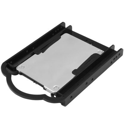 StarTech.com - Bracket de Montaje para Discos Duros / SSD de 2 5" en Bahías de 3 5 Pulgadas - Instalación sin Herramientas - Bracket Adaptador de Unidad de 2 5" a Bahía de 3 5"