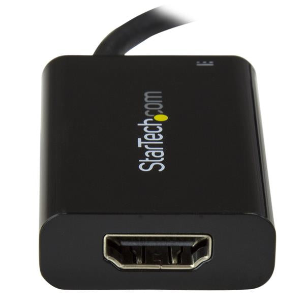 StarTech.com - Adaptador USB-C a HDMI 4K con Entrega de Alimentación por USB - 60 Watts - Negro