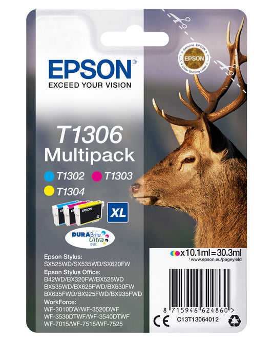 Epson Stag Multipack T1306 3 colores