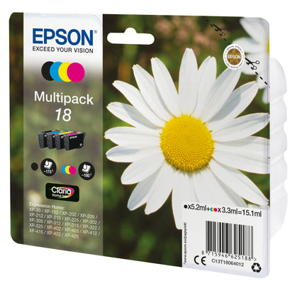 Epson Daisy Multipack 18 4 colores (etiqueta RF)