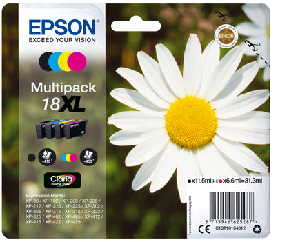 Epson Daisy Multipack 18XL 4 colores (etiqueta RF)