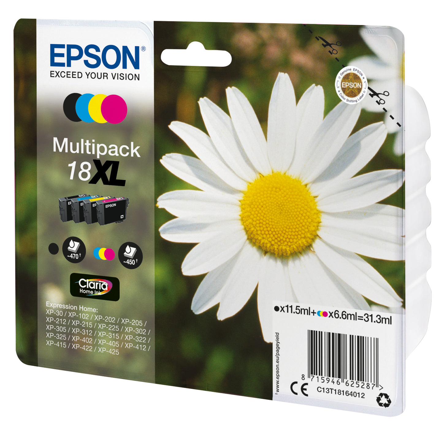 Epson Daisy Multipack 18XL 4 colores (etiqueta RF)