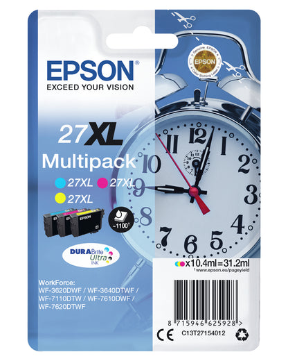 Epson - Alarm clock Multipack 3-colour 27XL DURABrite Ultra Ink