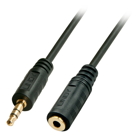 Lindy - 35652 cable de audio 2 m 3 5mm Negro