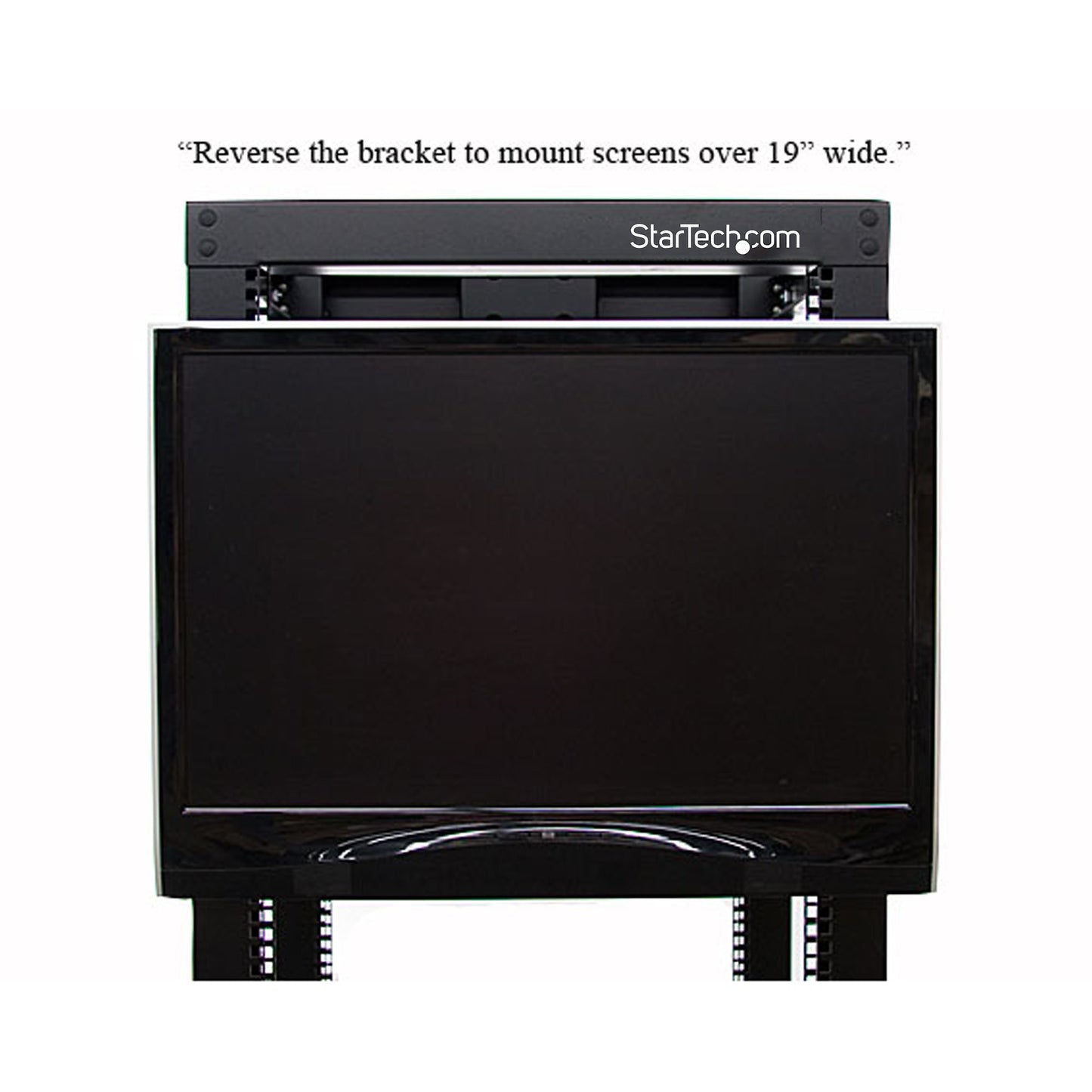 StarTech.com - Bracket Soporte Montura para Monitores VESA LCD en Rack Armario de 19" Pulgadas