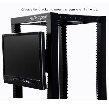 StarTech.com - Bracket Soporte Montura para Monitores VESA LCD en Rack Armario de 19" Pulgadas