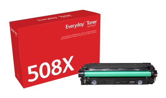 Everyday El tóner ™ Negro de Xerox es compatible con HP 508X (CF360X), High capacity