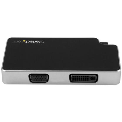 StarTech.com - Adaptador de Viajes A/V 3-en-1 USB-C a VGA  DVI o HDMI - 4K