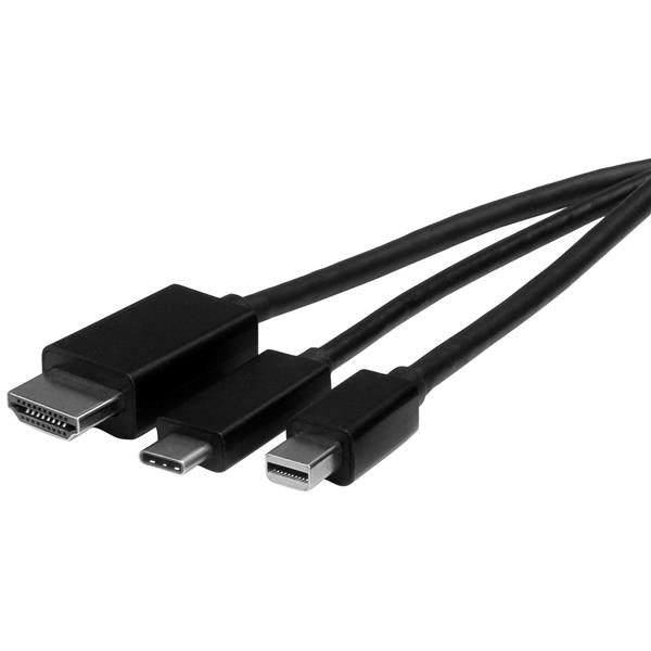 StarTech.com - Cable Conversor USB-C  HDMI o Mini DisplayPort a HDMI - 2 metros