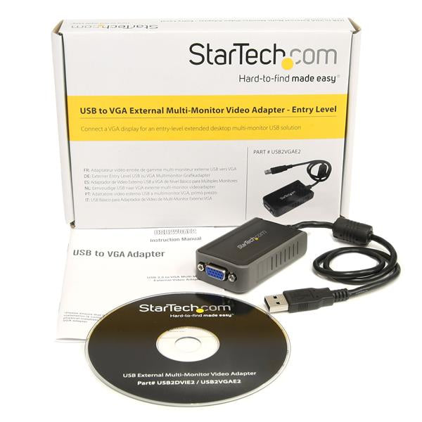 StarTech.com Adaptador de Vídeo Externo USB a VGA - Tarjeta Gráfica Externa Cable - 1440x900