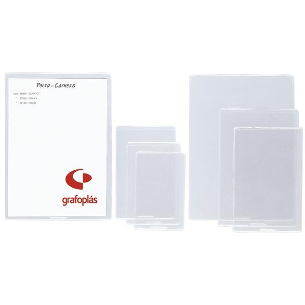 Grafoplas - GRAFOPLAS FUNDAS PVC TRANSAPARENTES FOLIO PAQUETE -100U-