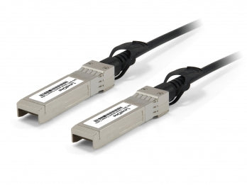 LevelOne - DAC-0101 Cable de fibra óptica e InfiniBand 1 m SFP+ Negro  Acero inoxidable