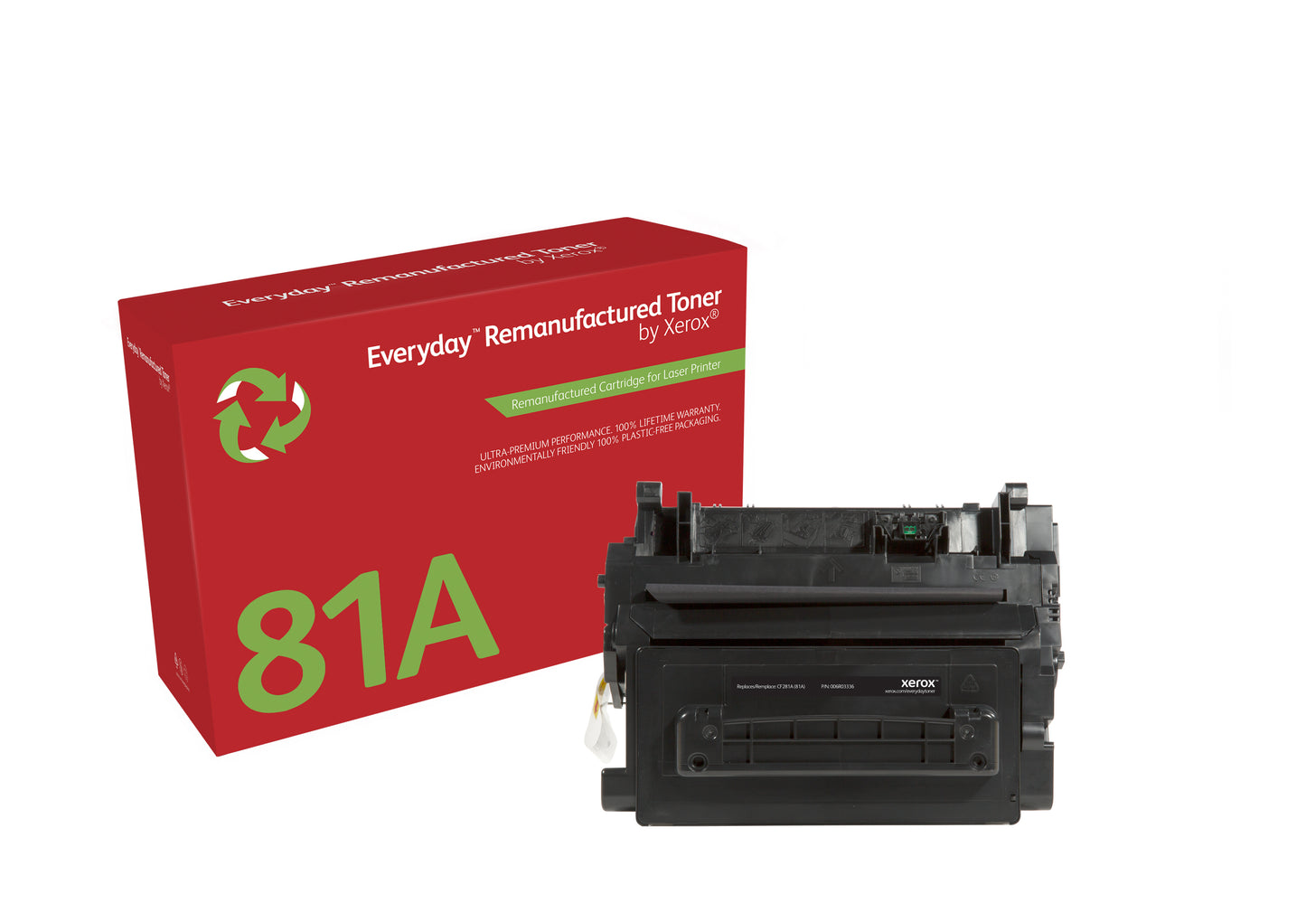 Everyday Tóner ™ Mono remanufacturado de Xerox es compatible con HP 81A (CF281A), Capacidad estándar