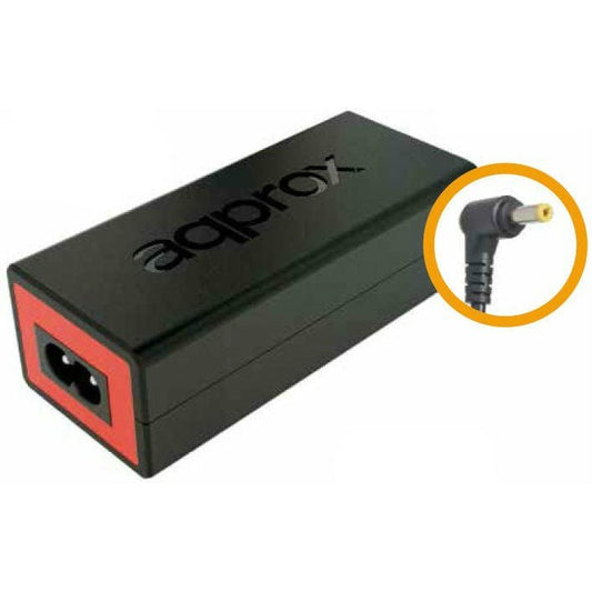 Approx - appA05 adaptador e inversor de corriente Interior 65 W Negro  Rojo