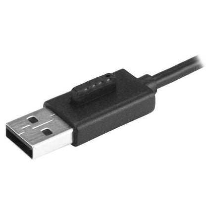 StarTech.com - Concentrador Ladrón USB 2.0 de 4 Puertos con Cable Integrado - Hub Portátil USB 2.0