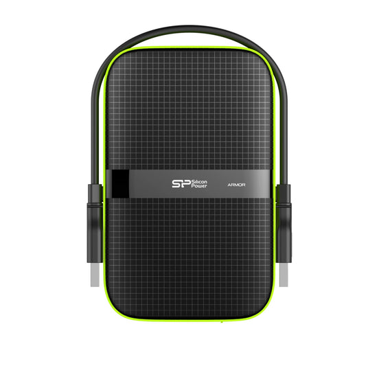 Silicon Power - Armor A60 disco duro externo 4000 GB Negro  Verde