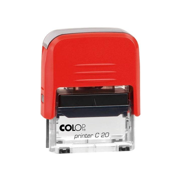 Colop - COLOP SELLO PRINTER C20 FORMULA PRESUPUESTO ALMOHADILLA E/20 14X38MM ROJO