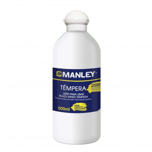 Manley - BOTE 500ML TEMPERA LIQUIDA MANLEY BLANCO MNP18614