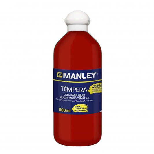 Manley - BOTE 500ML TEMPERA LIQUIDA MANLEY ROJO MNP18636