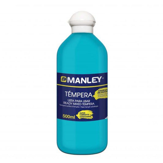 Manley - BOTE 500ML TEMPERA LIQUIDA MANLEY AZUL MNP18647